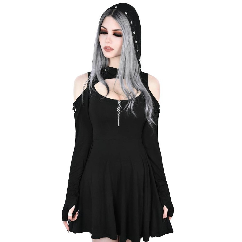 Spirit Walker Hood Dress [B] | Killstar | NWT